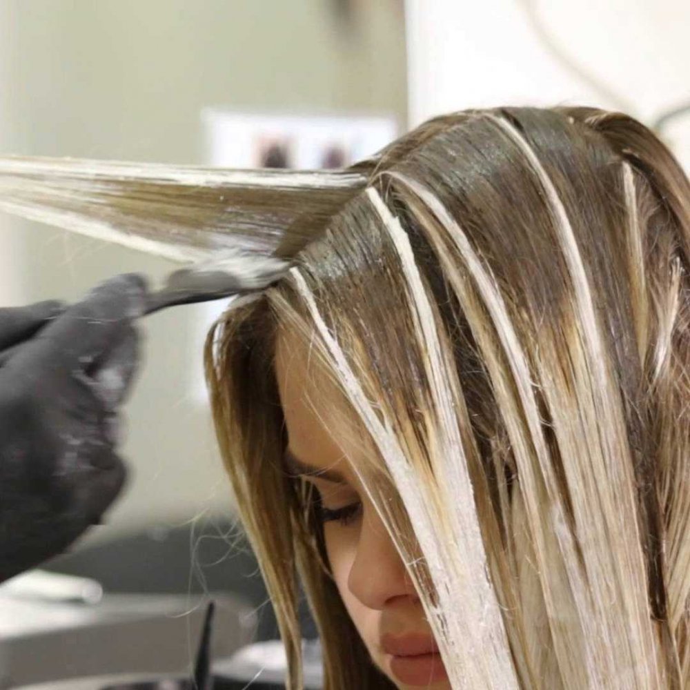 Технология окрашивания волос аир тач